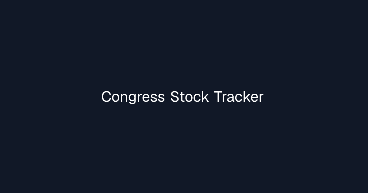 Congress Members Trading Cisco Systems, Inc. (CSCO): 819 Disclosed ...